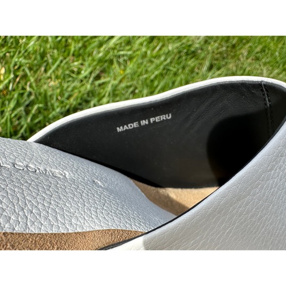 Rachel Comey Blaring Clog Nappa Leather White Natural Wood Size 8 NIB Clogs - Picture 9 of 16